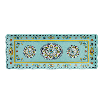 Le Cadeaux Baguette Tray Madrid Turquoise